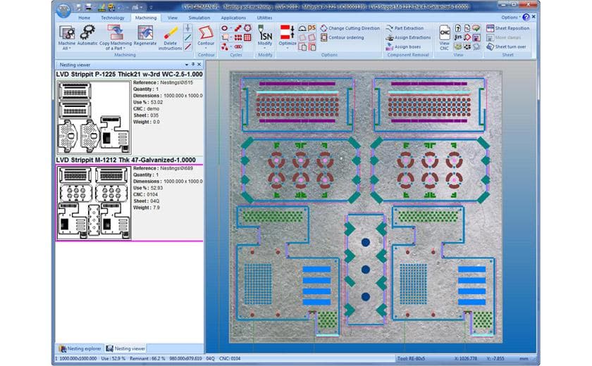 CADMAN-P nesting view