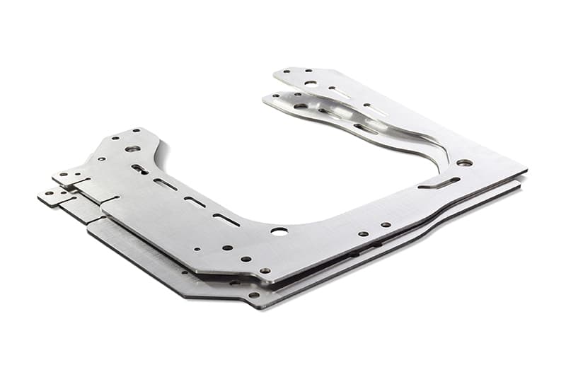 Levelling results comparison on sheet metal blanks