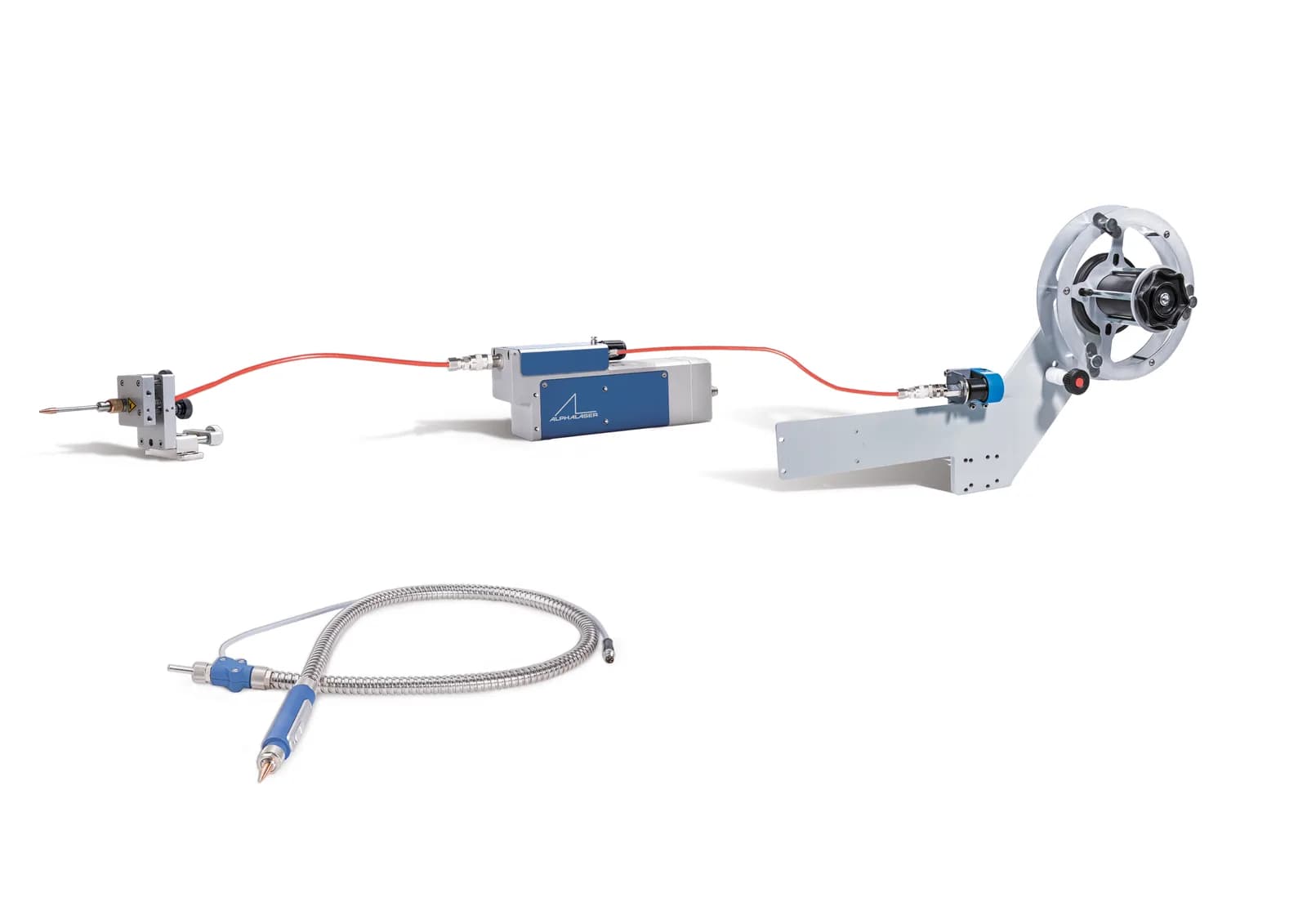 ALPHA LASER AL-DV wire feeder — product photograph to come