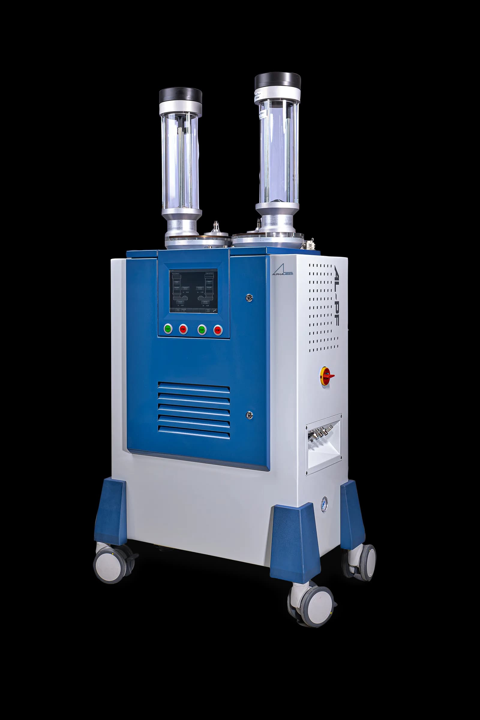 ALPHA LASER AL-PF powder feeder — product photograph to come
