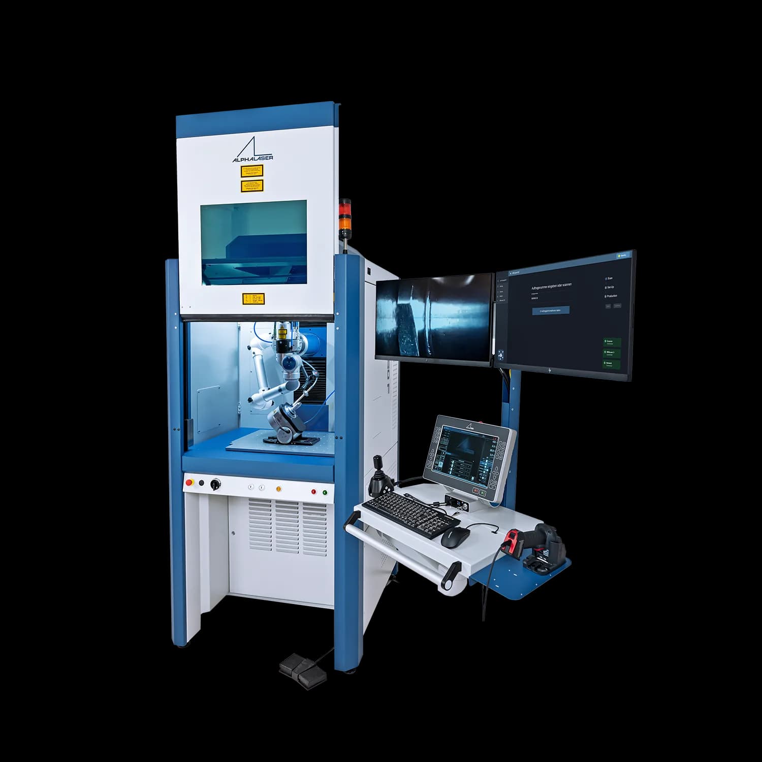 ALPHA LASER AL-Q welding station — product photograph to come