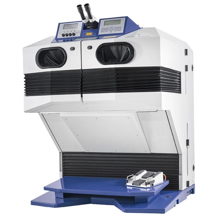 ALW ergonomic seated workplace laser welder