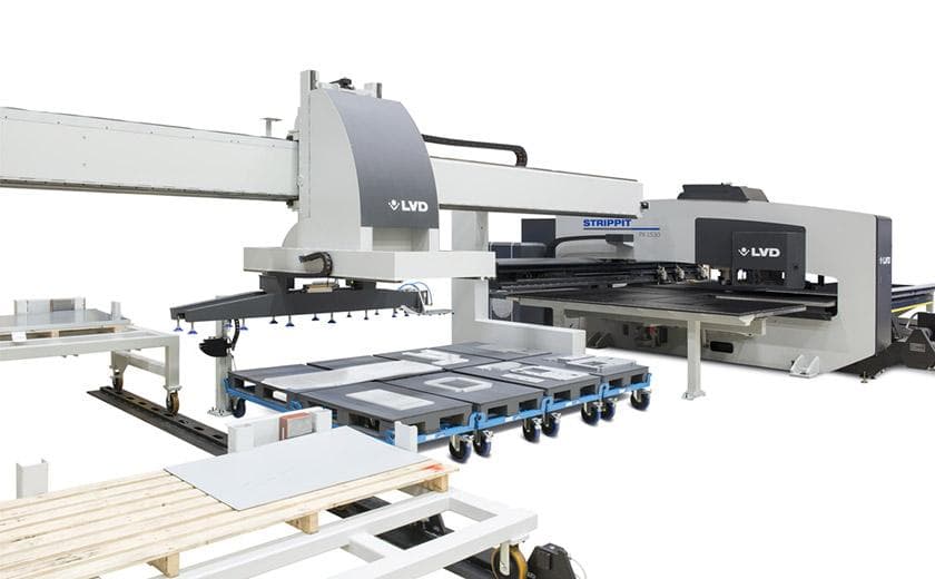 LVD FA-P flexible automation load, unload and part-picking system