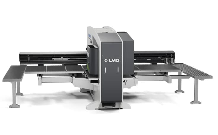 Strippit QX-L with automation, three-quarter view