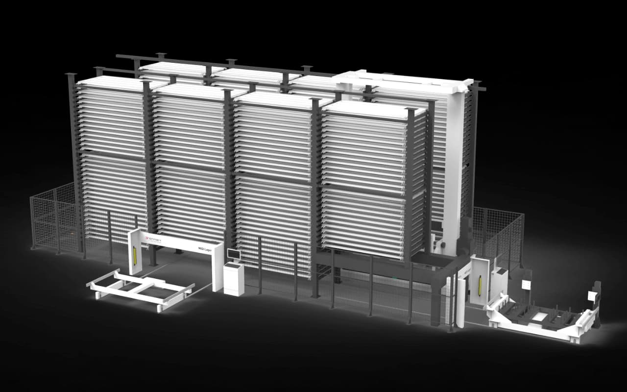 Remmert MIDI sheet metal bearing storage system