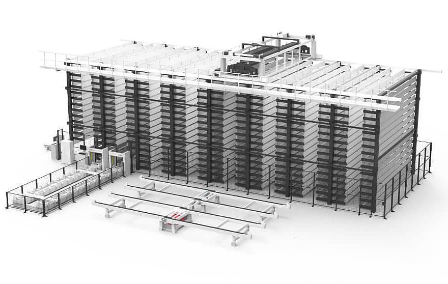 Bridge bearing long goods storage system